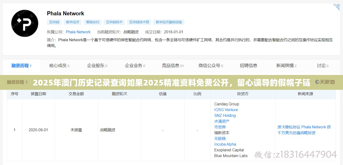 2025年澳门历史记录查询如果2025精准资料免费公开，留心误导的假幌子链