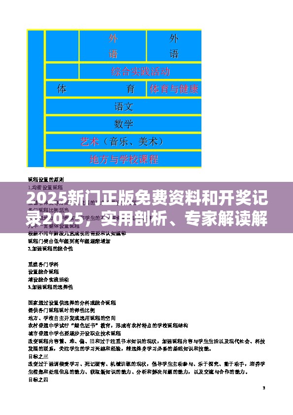 2025新门正版免费资料和开奖记录2025，实用剖析、专家解读解释与落实?