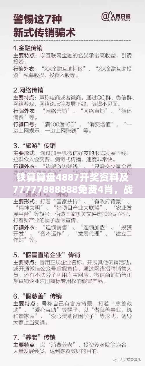 铁算算盘4887开奖资料及77777888888免费4肖，战略释义、专家解析解释与落实,留心欺诈性营销