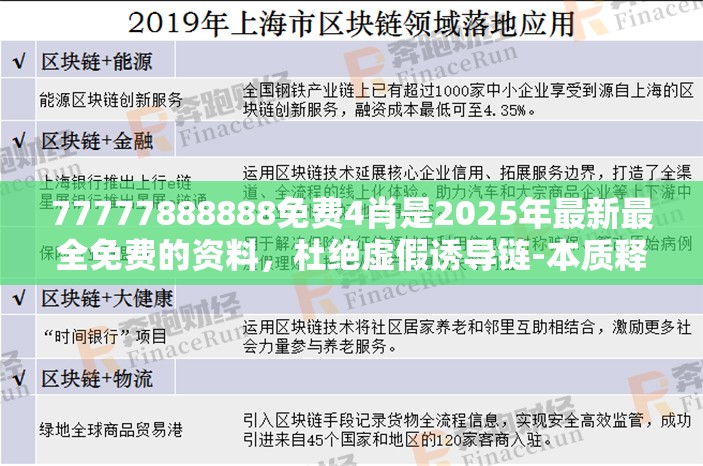 77777888888免费4肖是2025年最新最全免费的资料，杜绝虚假诱导链-本质释义、专家解析解释与落实