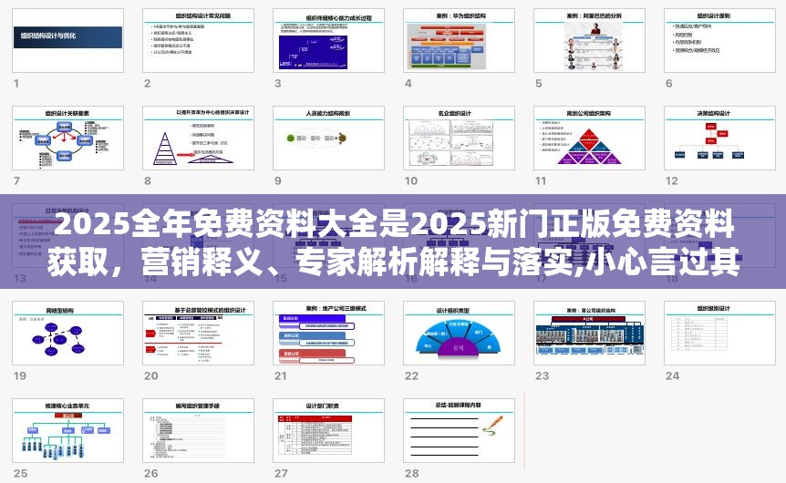 2025全年免费资料大全是2025新门正版免费资料获取，营销释义、专家解析解释与落实,小心言过其实推广