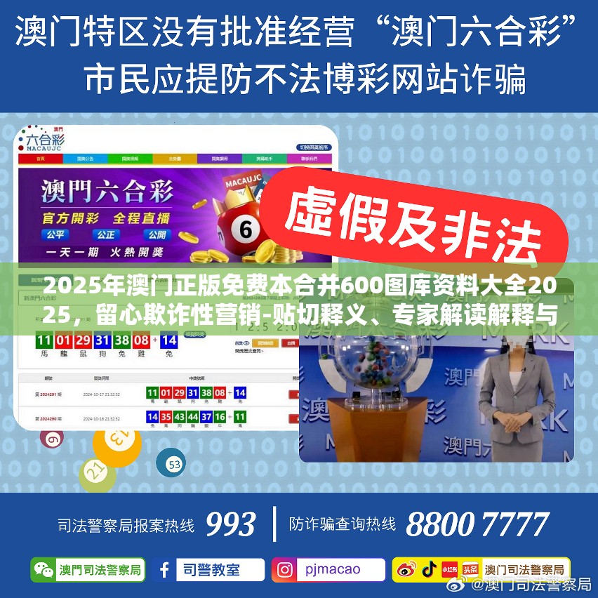 2025年澳门正版免费本合并600图库资料大全2025，留心欺诈性营销-贴切释义、专家解读解释与落实